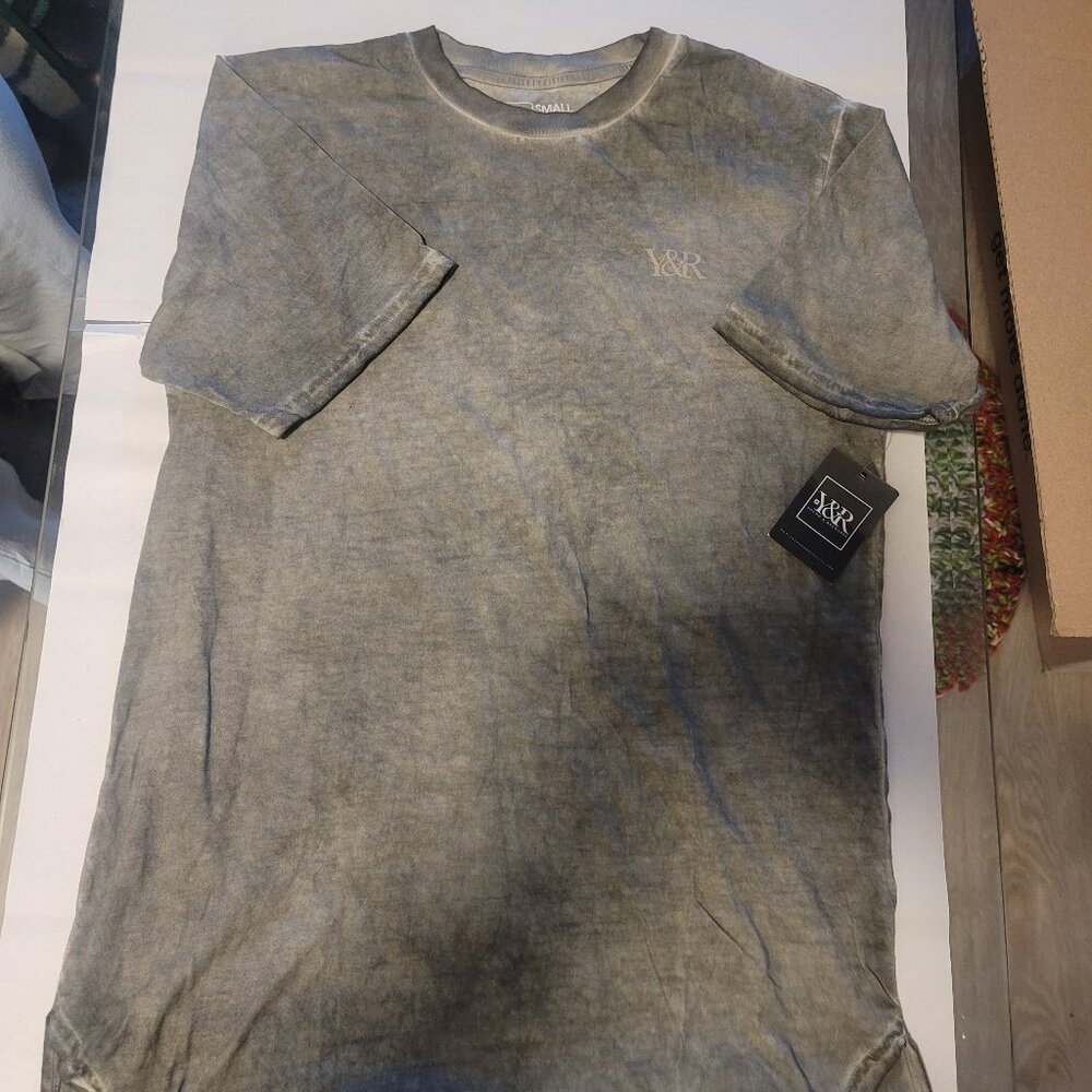 Young & Reckless Stone Marble T-Shirt  100% Cotton Tee Size Small New W/ Tags